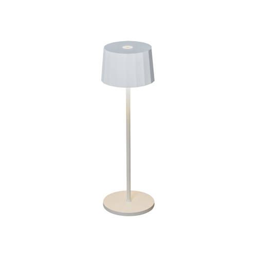 KONSTSMIDE Positano Tafellamp - Wit - USB Oplaadbaar