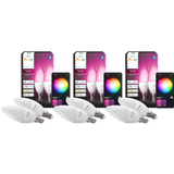 Philips Hue Kaarslamp White and Color E14 6-Pack