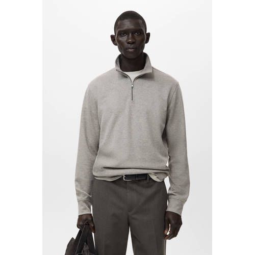 Mango Man sweater grijs