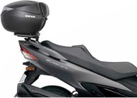 Shad Support de top case S0BR47ST pour Suzuki Burgman 400 (2017) Noir