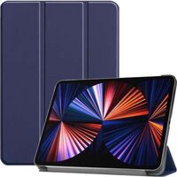 Just in Case Apple iPad Pro 12.9 2021 - Smart Tri-Fold Hoes - Blauw