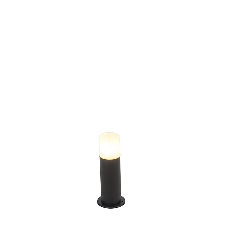 QAZQA odense - Staande buitenlamp - 1 lichts - H 30 cm - Zwart