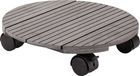 Form Plastic Plantenpot Trolley - Composiet - Grijs - Rond - 30 x 30 cm - Max 80 Kilo