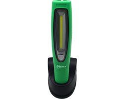 Hofftech Magnetische oplaadbare LED looplamp - 360° haak - 420 lumen - IP44 - met docking station