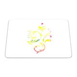 Bonamaison, Rechthoek Pop Art Digital bedrukte muismat, antislip onderkant, voor kantoor en thuis, grootte: 22x18 cm
