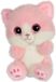 GIPSY TOYS CUTYDOOS Chat Peluche 13 CM Poudre Rose