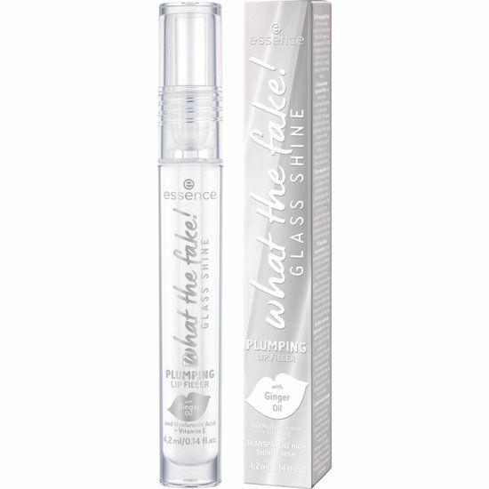 essence What The Fake! Glass Shine Plumping Lip Filler 01 Oh So Glassy! - 4,2 ml