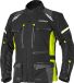 Buse Büse Highland III waterdichte motorfiets textieljas - Zwart/neon-geel - Maat 106