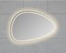 Wiesbaden Lumora miroir de salle de bain LED organique avec chauffage 100 x 69 cm