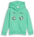 Tom Tailor Hoodie-sweatjack met print op de rug - Maat 128/134 - leafy green
