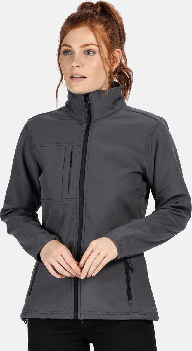 Regatta Vrouwen Octagon II 3 Layer Membraan Softshell Jas - Grijs - Maat: 5020436626808