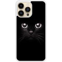 Apple iPhone 14 Yeux de chat Verstevigd hoesje met sublimatie bedrukking