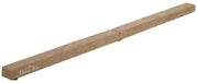Pliable poutre d'équilibre - Poutre de gymnastique - Antidérapant - Revêtement en suède - Robuste - 210 x 10 cm - Marron