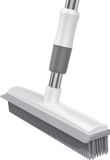 OEM Buse 2-en-1 avec mousse en acier et en caoutchouc, pour surfaces intérieures, dotée d'une lame racleuse, avec manche télescopique extensible jusqu'à 1,2 m, idéale pour les animaux de compagnie, les tapis et les parquets