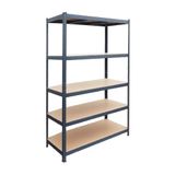 Merkloos Stellingkast - 200x120x40 cm - 875 kg - antraciet