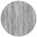 vidaXL Tafelblad - Ø 70 x 1,5 cm - Rond - Bewerkt hout - Grijs Sonoma