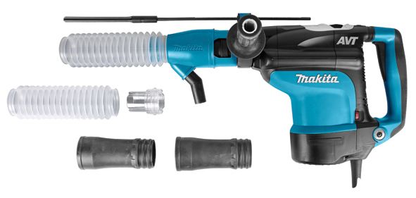 Makita HR4511CV Boorhamer - 1350W - 45mm - Zwart/Blauw