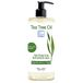 Douchegel – gel douche 99,4% natuurlijke ingrediënten theeboomolie douchegel 500 ml – vochtinbrengende douchegel nieuwe verfrissende formule, voordelige 500 ml dispenserflacon