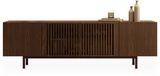 IDIMEX Lowboard LINN 180 cm massief hout notenhout