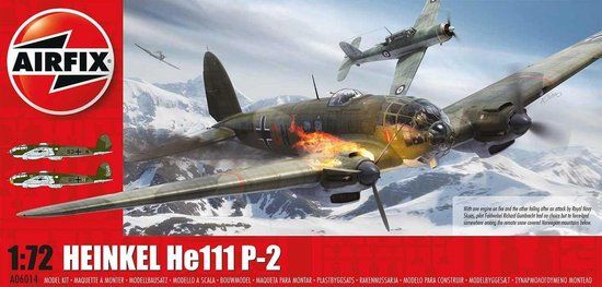 Airfix Modelbouwpakket Auto - 06014 Heinkel He.111 P-2 Plastic - 1:72 - Modelbouw