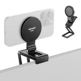 Neewer Continuïteit Camera Mount voor Desktop Monitor, Magnetische Tri Fold Desk Camera Webcam Mount Houder met Arca Type Base, Compatibel met MagSafe iMac Desktop Mac Laptop Samsung, SP08
