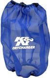 K&N RC-4780DL Drycharger Filterhoes voor RC-4780, 168-133 x 241mm - Blauw
