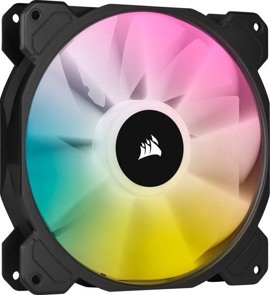 Corsair SP140 RGB ELITE Box Ventilator - Zwart