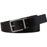 Calvin Klein Casual Roller Buckle Belt Black/dark Brown/antique Silver Taille: 100