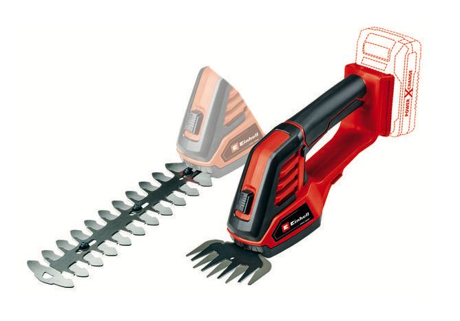 Einhell GE-CG 18/100 Li Solo Accu Gras-/Heggenschaar - 18V - Zwart/Rood