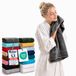 Komfortec 2x Handdoek 50x100 - 100% Katoen – Handdoekenset - Zacht - Antraciet