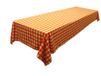 La Linen Polyester Gingham Checkered 60 By 84" Rechthoekig Tablecloth