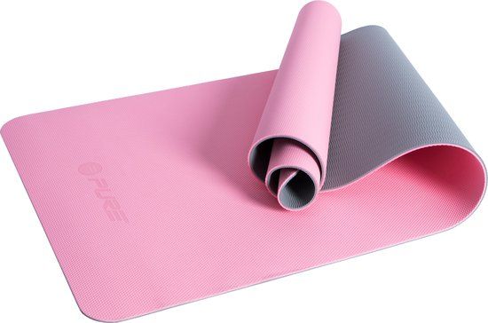 Pure2Improve Yogamat - Antislip - Roze - 173x58cm - 0.5mm - TPE