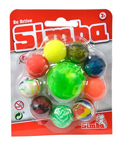 Simba Springballen - Set van 10 - Meerkleurig