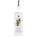 LA PORCELLANA BIANCA, Oliefles voor de keuken, vierkant, porselein, inhoud 1,1 l