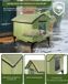 Goodivery ® Maison pour chat d'extérieur, Vert