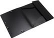 Exacompta 50x Elastomappen met 3 flappen gerecycled PP Opak - Zwart
