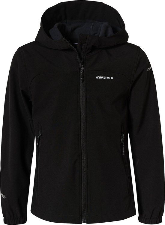 Icepeak Kobryn Softshelljack Zwart 5-6 Years Jongen