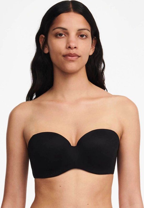 Chantelle Norah Strapless Bandeau Bra - 75D - Black