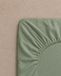 Morphea Drap Housse 160x200cm - Watercress - Gaze De Coton