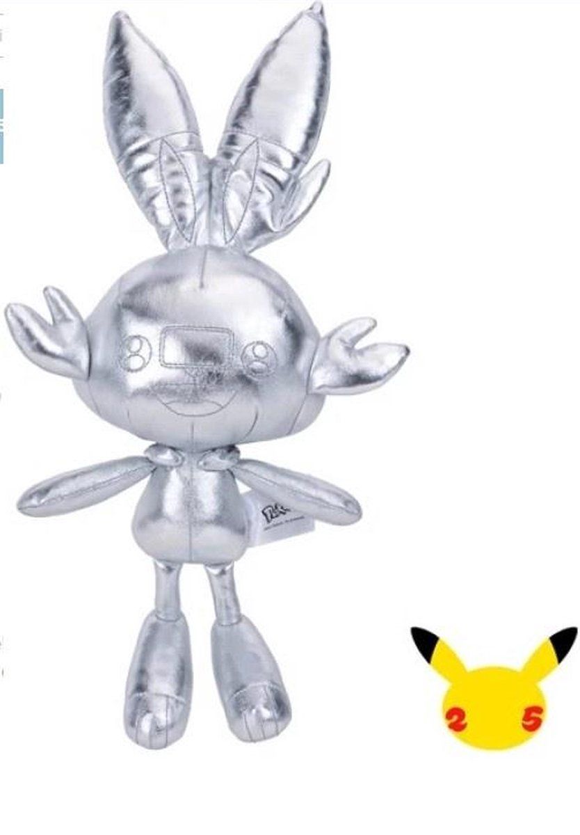 Jazwares Pokemon 25th Anniversary Pluche - Scorbunny