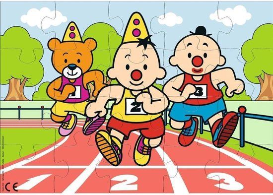 Studio 100 Bumba Atletiek Legpuzzel - 20 Stukjes - Blauw