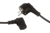 Trip-verbinding - Hoek C13, 10A/250V, 1,8m lang