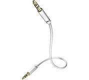 Inakustik Star MP3 Audio Cable 0.5m 3.5mm to 2 x RCA White