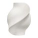 Louise Roe Vase Pirout 01 22 cm Blanc Brut