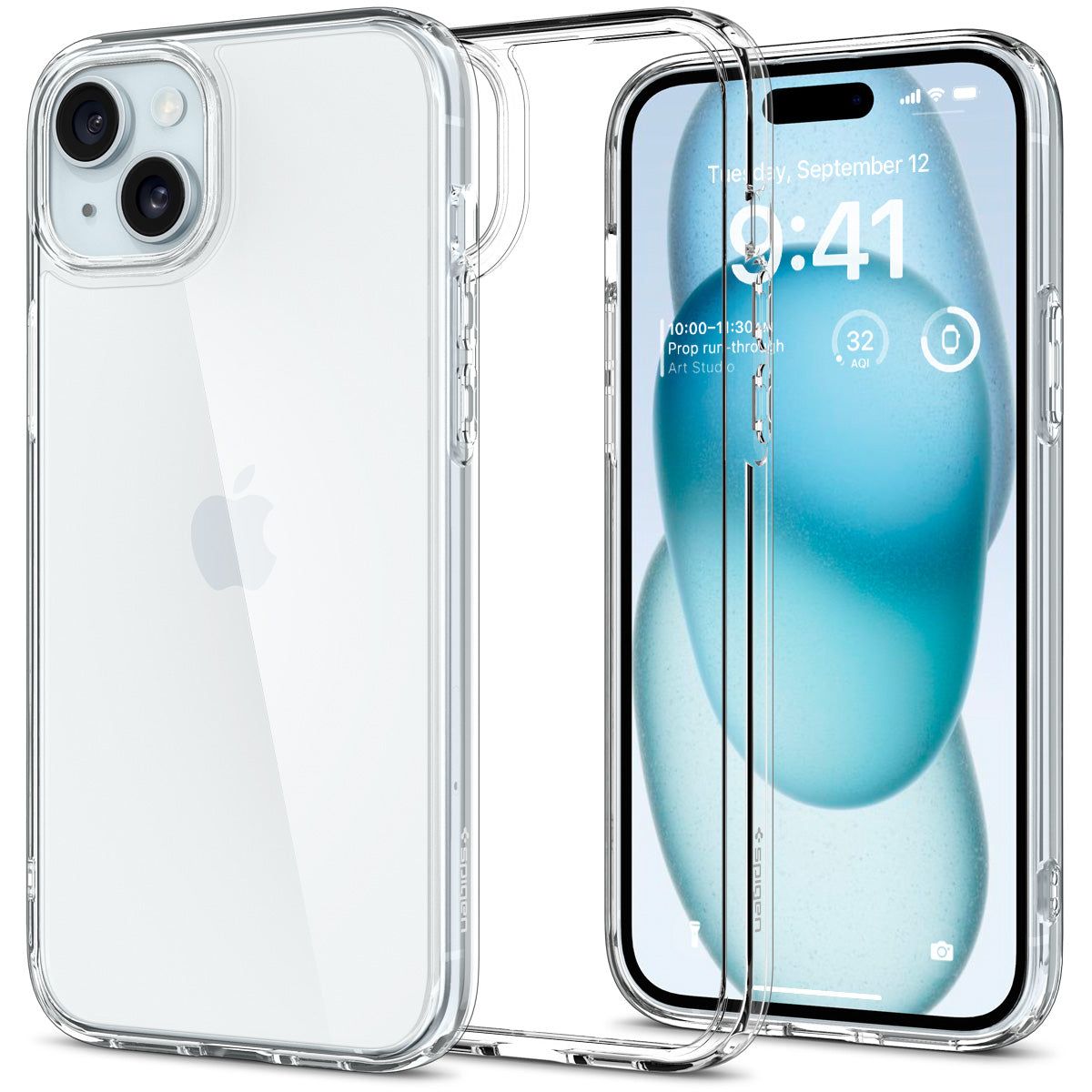 Spigen Ultra Hybrid Case - iPhone 15 - Crystal Clear