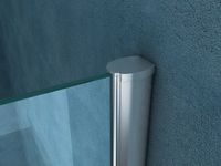 Xellanz Wiesbaden Inloopdouche met Muurprofiel - 120x200cm - 8mm - Chroom