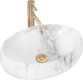 REA Linda Granit Opzetwastafel Steen Imitatie 48,5x34 cm