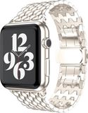 Strap-it Stalen Smartwatch bandje - Geschikt voor Apple Watch Series 1-11/SE/SE2/SE3 - Draak Sterrenlicht - Maat: 38/40/41/42mm