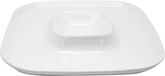 Vin Bouquet Plateau 26x26cm Wit Porselein