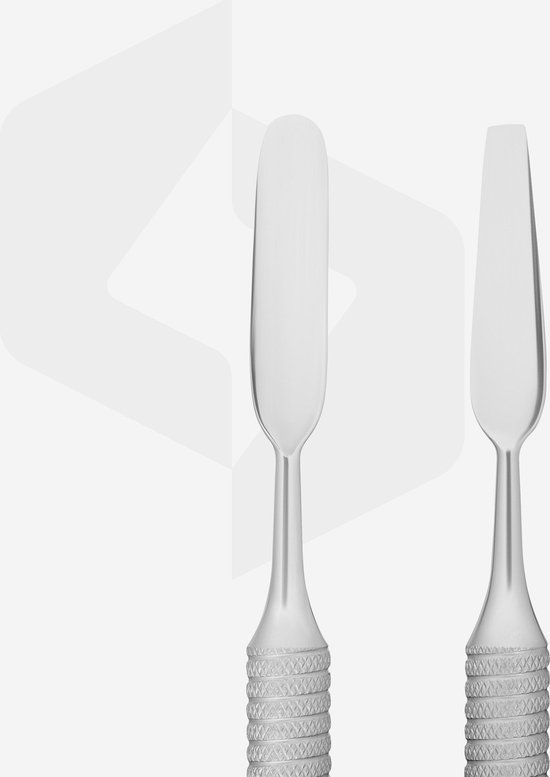 Pusher Staleks Manicure/Pedicure pusher SMART 60 TYPE 1 plat recht en plat afgerond blad (Spatula)